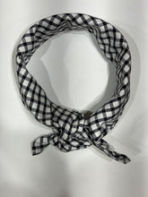 Black and White Cotton bandana